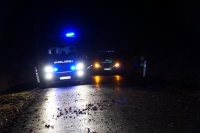 Stuttgart-Botnang: Auto kommt auf regennasser Strasse ins Schleudern und landet im Graben